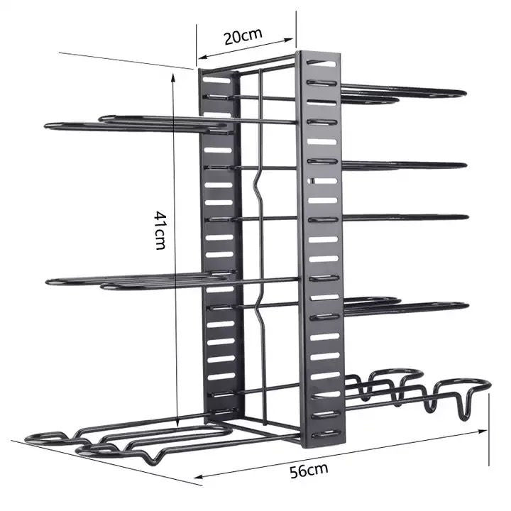 Pot Rack Organizer رف تنظيم القدور