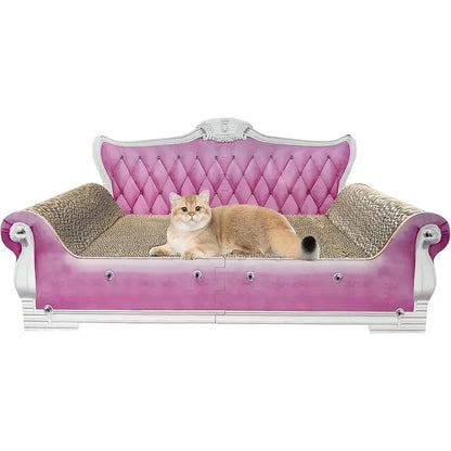 Luxury Cardboard Cat Scratching Post Sofa