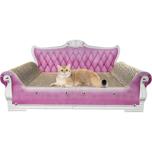 Luxury Cardboard Cat Scratching Post Sofa