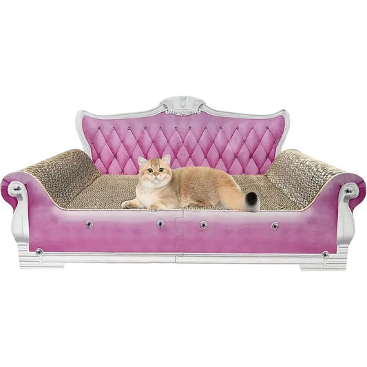 Luxury Cardboard Cat Scratching Post Sofa