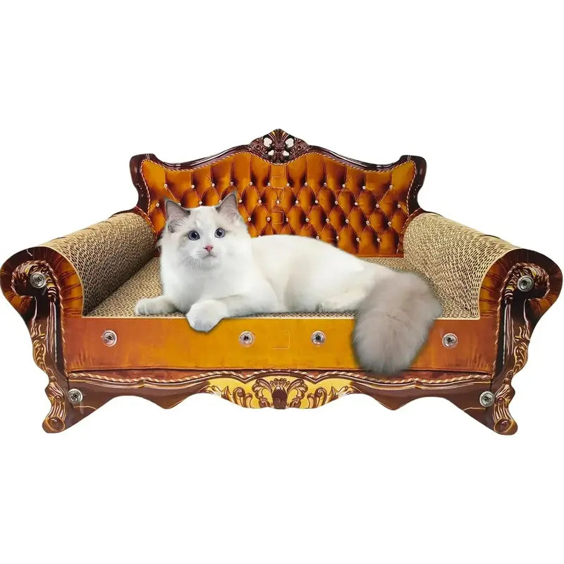 Luxury Cardboard Cat Scratching Post Sofa
