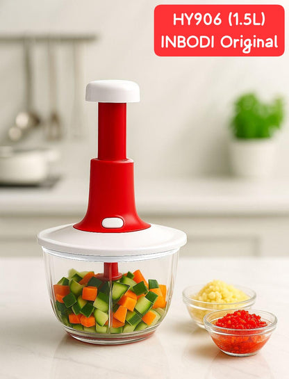 Manual Press Vegetable Aluminum Chopper مفرمة خضروات ألومنيوم يدوية