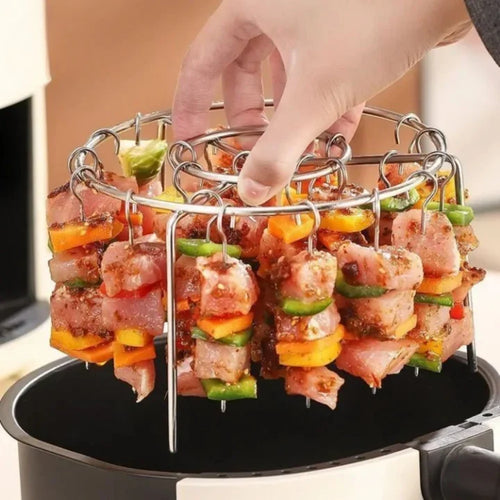 Air Fryer Grill Stainless steel Skewers أسياخ شوي من الستانلس ستيل للقلاية الهوائية