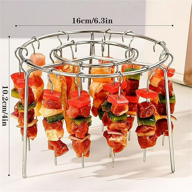 Air Fryer Grill Stainless steel Skewers أسياخ شوي من الستانلس ستيل للقلاية الهوائية