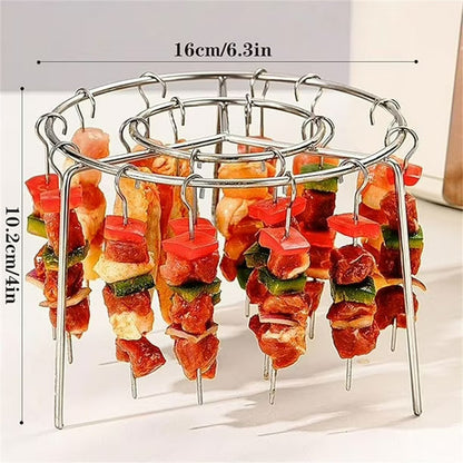 Air Fryer Grill Stainless steel Skewers أسياخ شوي من الستانلس ستيل للقلاية الهوائية