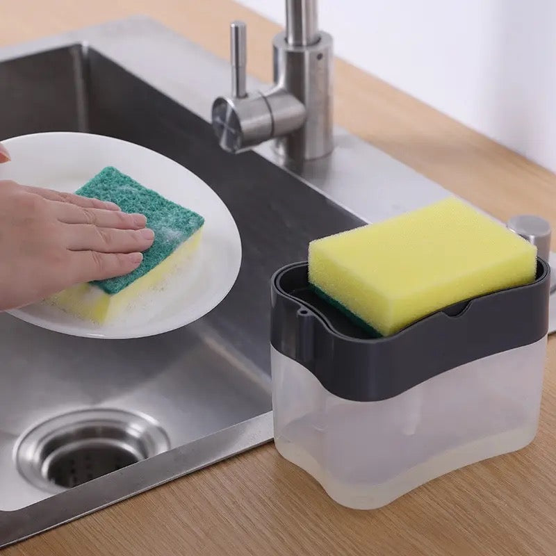Sponge Soap Dispenser موزع صابون مع إسفنجة