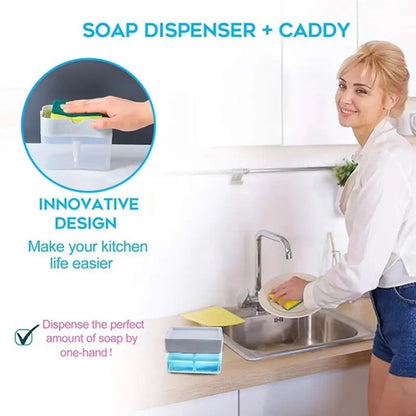 Sponge Soap Dispenser موزع صابون مع إسفنجة