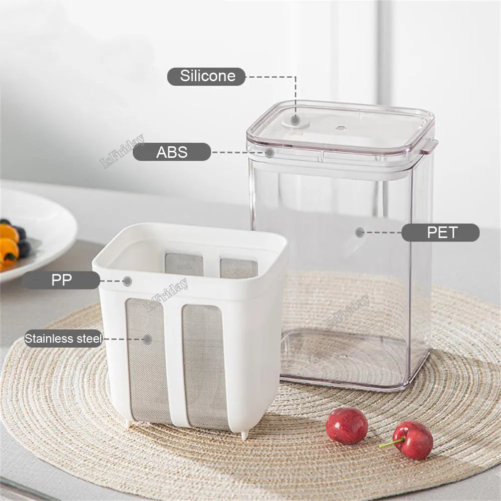 Yogurt Strainer Greek Yogurt Maker 1100ML صانع الزبادي اليوناني 1100 مل