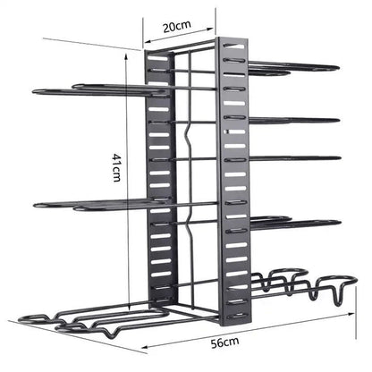 Pot Rack Organizer رف تنظيم القدور