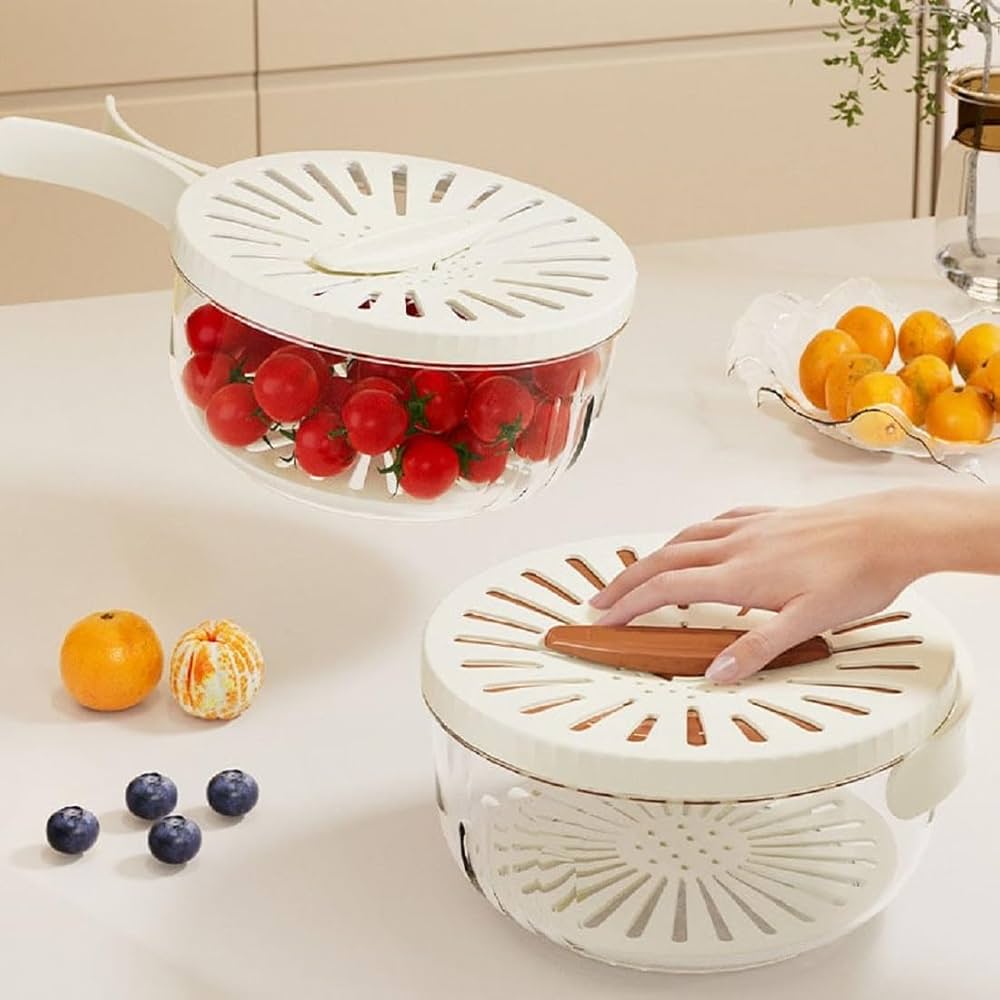 2-in-1 Foldable Drain Basket & Storage سلة تصفية قابلة للطي مع تخزين 2 في 1