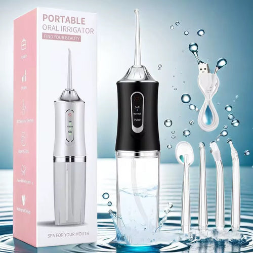 Water Dental Flosser Kit | 5-in-1 طقم خيط أسنان مائي 5 في 1