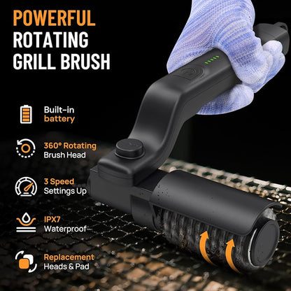 Grill Electric Cleaner - 2 in 1 منظف شواية كهربائي 2 في 1