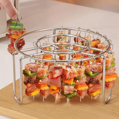 Air Fryer Grill Stainless steel Skewers أسياخ شوي من الستانلس ستيل للقلاية الهوائية