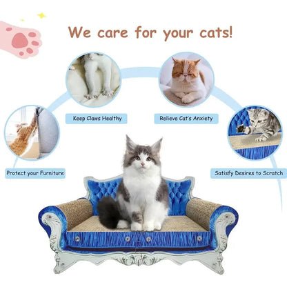Luxury Cardboard Cat Scratching Post Sofa
