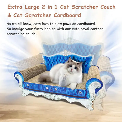 Luxury Cardboard Cat Scratching Post Sofa