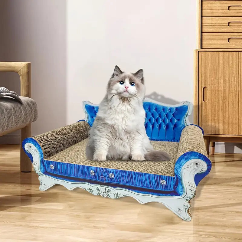 Luxury Cardboard Cat Scratching Post Sofa