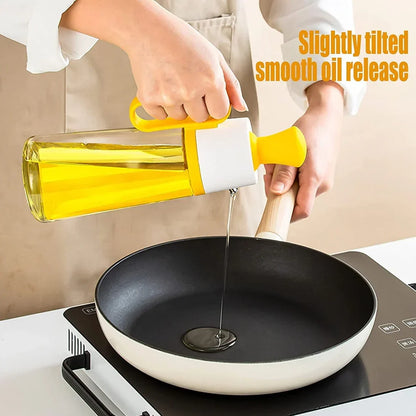 Oil Dispenser With Brush موزع زيت مع فرشاة