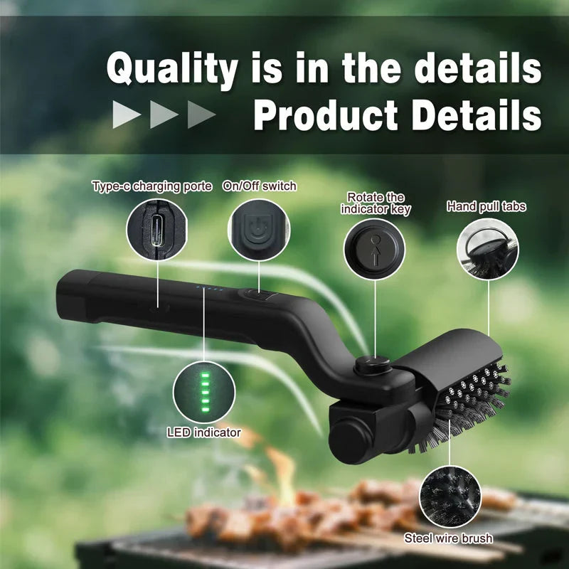 Grill Electric Cleaner - 2 in 1 منظف شواية كهربائي 2 في 1
