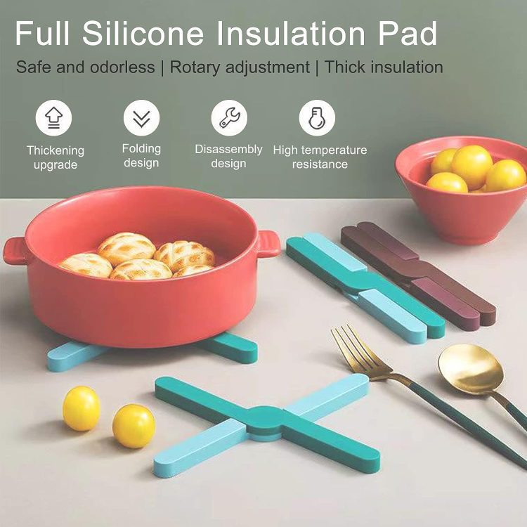 Foldable Trivet for Hot Dishes حامل أواني ساخنة قابل للطي