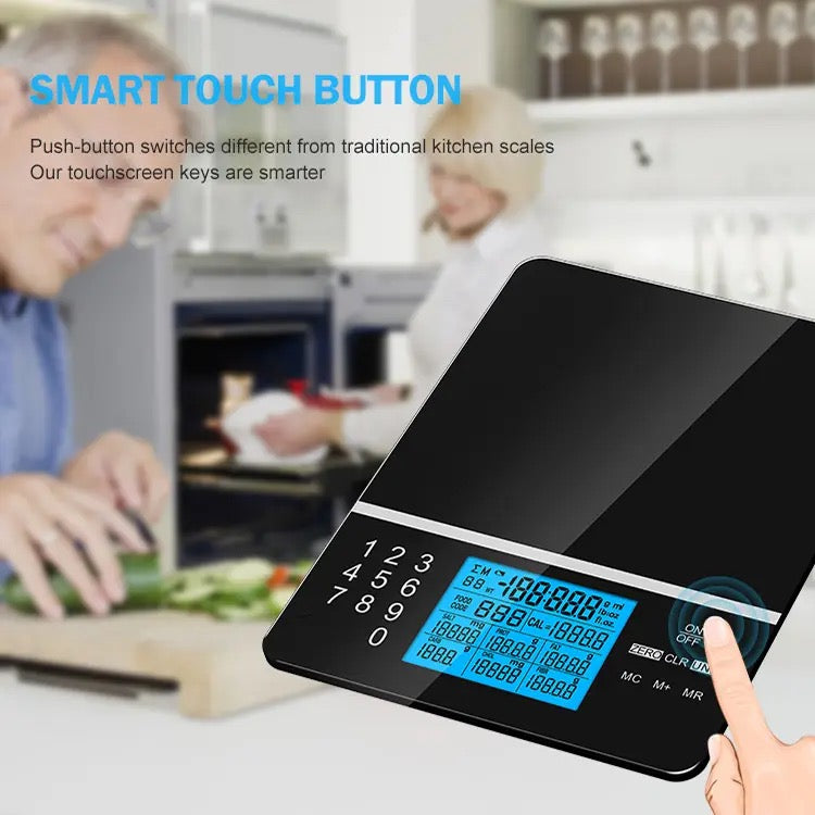Smartek™ Nutritional Food Scale With 999 Food Codes ميزان غذائي  بـ 999 كود غذائي