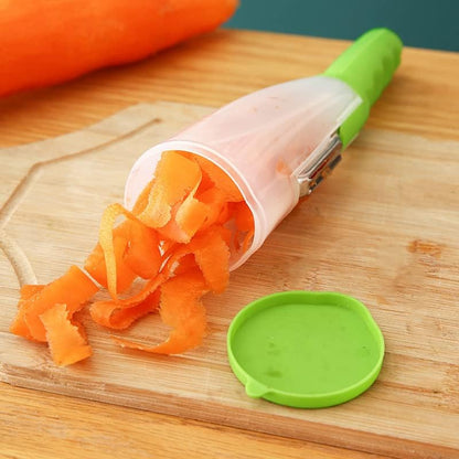 Vegetable Peeler With Storage | 2 in 1 مقشرة خضروات مع خزانة 2 في 1