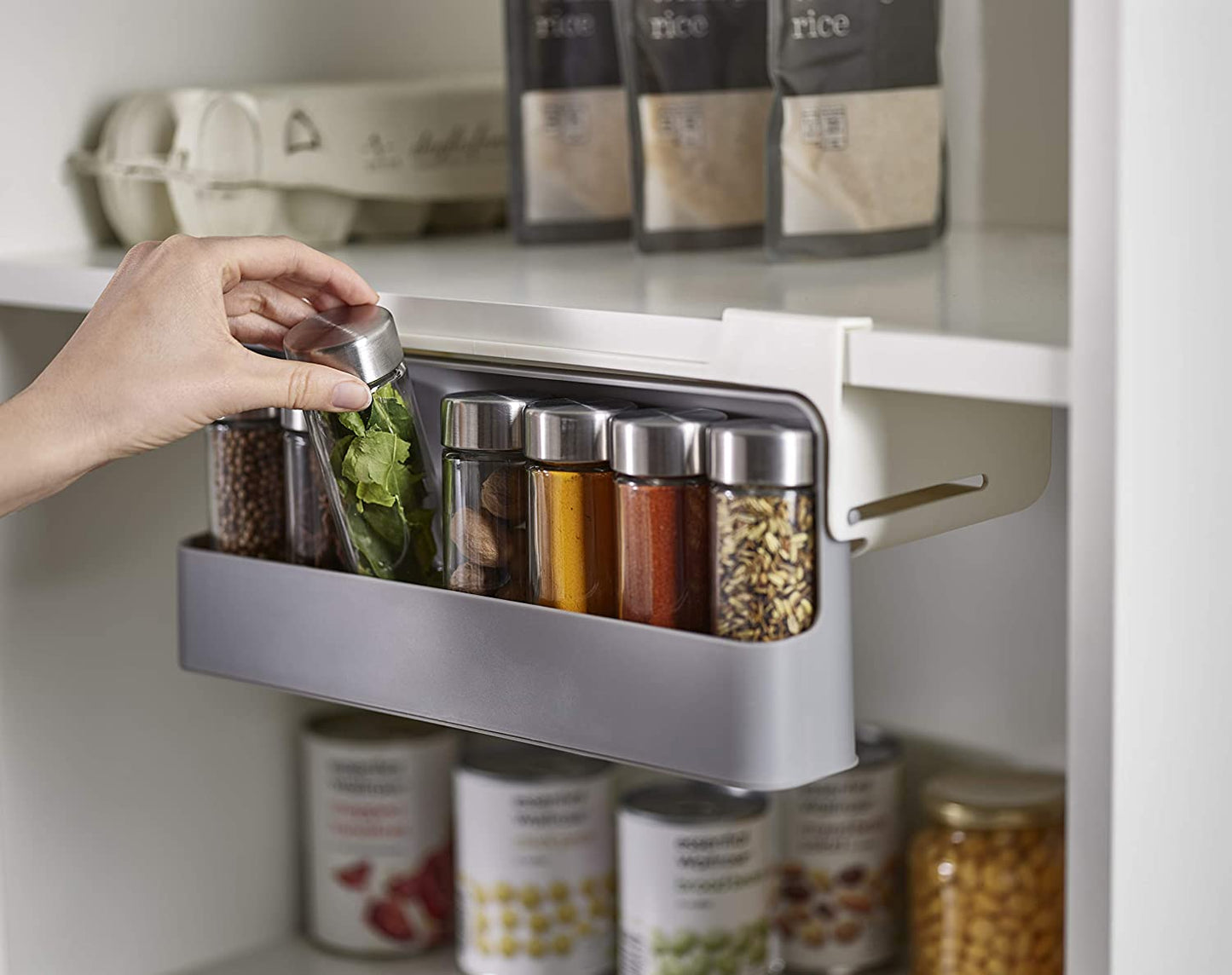 Spice Rack Organizer رف تنظيم التوابل