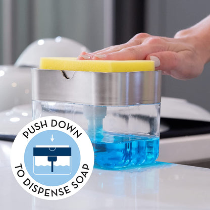 Sponge Soap Dispenser موزع صابون مع إسفنجة