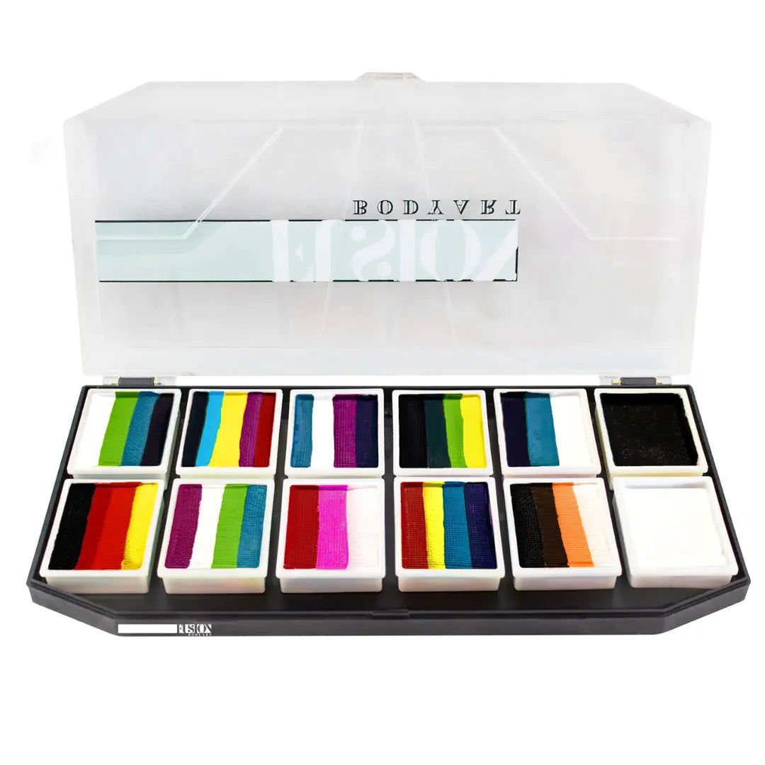 Fusion Body Art  Face Painting Palette - Rainbow Explosion