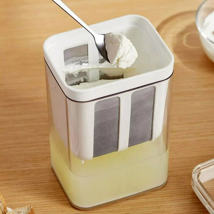 Yogurt Strainer Greek Yogurt Maker 1100ML صانع الزبادي اليوناني 1100 مل