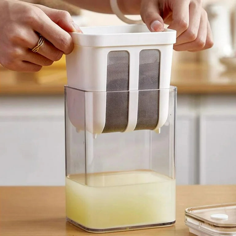Yogurt Strainer Greek Yogurt Maker 1100ML صانع الزبادي اليوناني 1100 مل