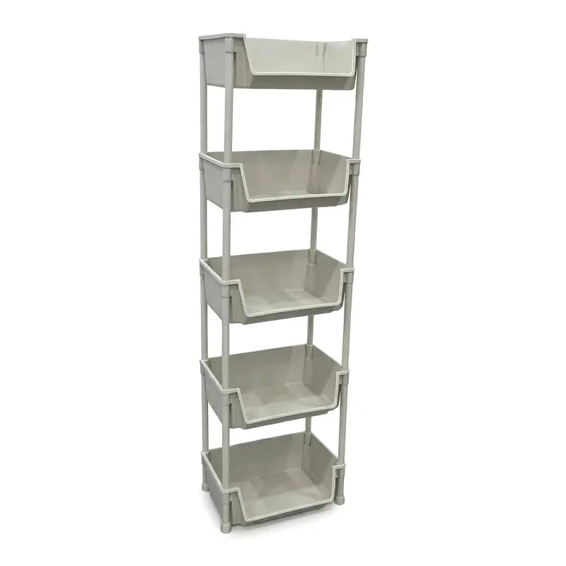 Multifunctional Five-Tier Storage Cart with Wheels