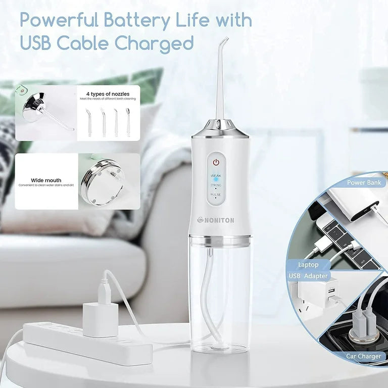 Water Dental Flosser Kit | 5-in-1 طقم خيط أسنان مائي 5 في 1