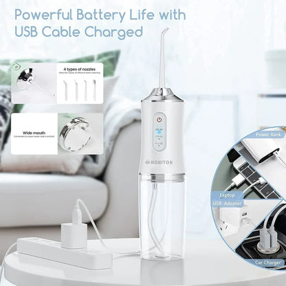 Water Dental Flosser Kit | 5-in-1 طقم خيط أسنان مائي 5 في 1