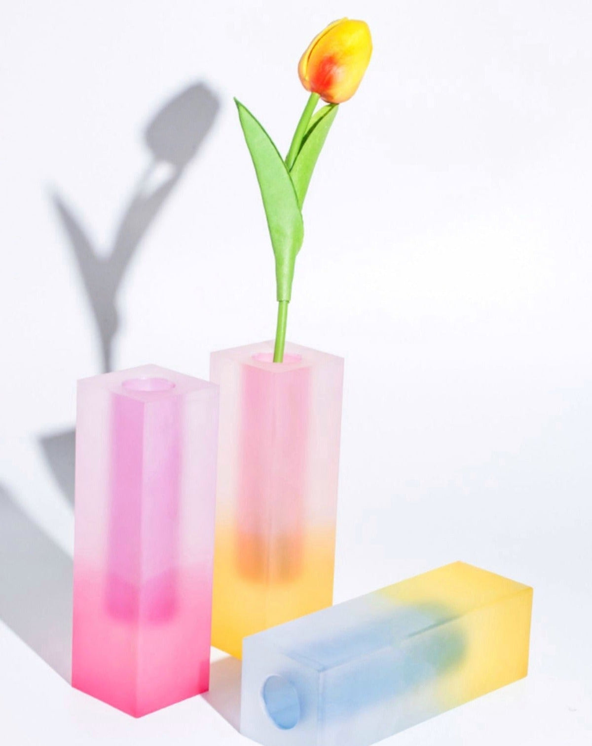 Iridescence Vase - Modern Whimsical Eclectic Decorative Table Setting Centerpiece Vase